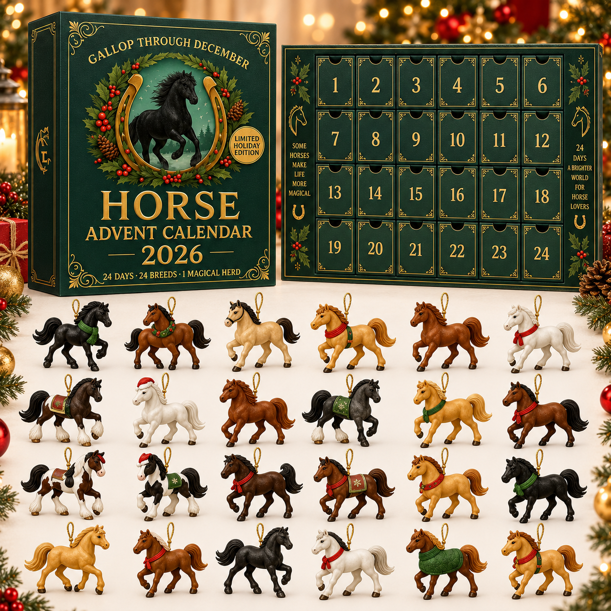 🐎Gallop Through December – Horse Advent Calendar 2027🎄🌟