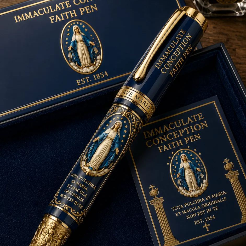 ✝️✨ Immaculate Conception Faith Pen — A Gift of Grace & Devotion 🖊️