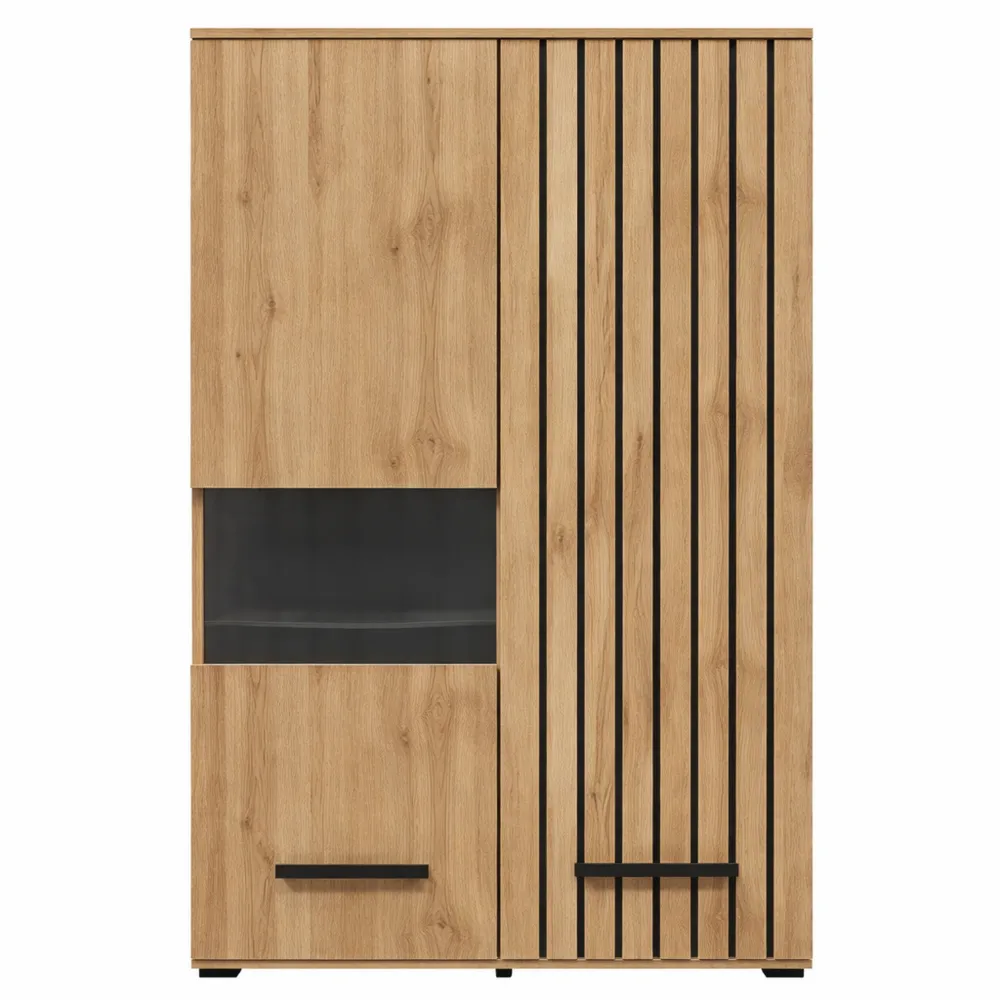 Armadio a Muro con 2 Ante in Legno Marrone 60 cm