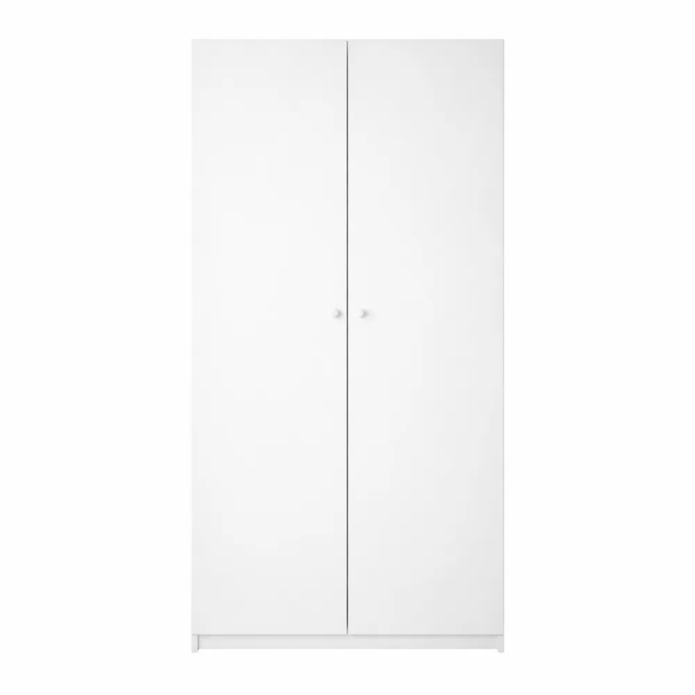 Armadietto scarpiera a due ante finitura bianco opaco con misure 55x108x39,5 cm