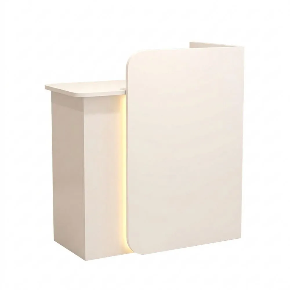 Moderne Empfangstheke mit LED und Schubladen