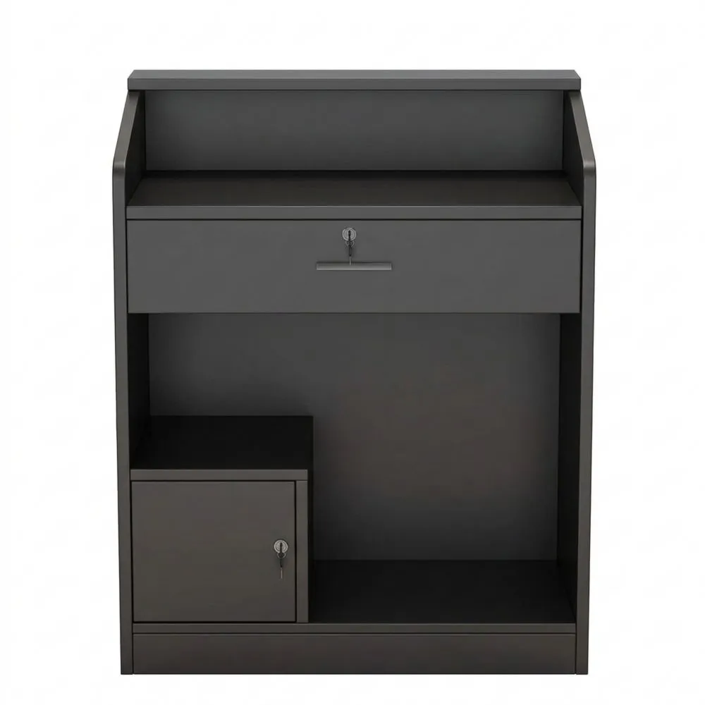 Moderne Empfangstheke mit Stauraum und Schloss