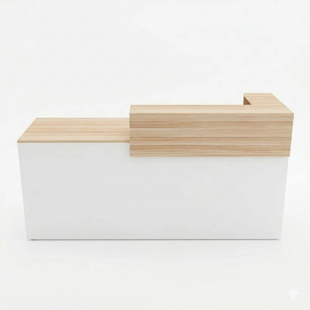 Modulare Empfangstheke mit Stauraum für Büro und Geschäft