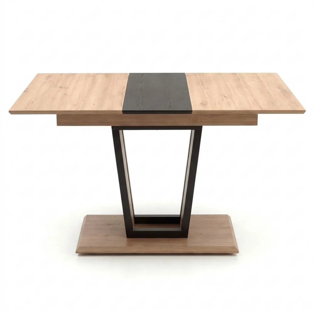 Moderner Ausziehtisch für Esszimmer in Wildeiche Anthrazit