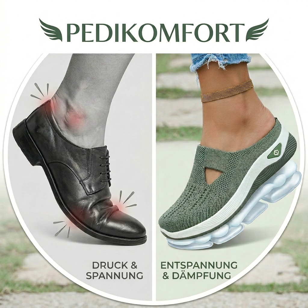 🔥66% RABATT🔥Cloud-Stride™ Damen Bequeme Atmungsaktive Strickschuhe