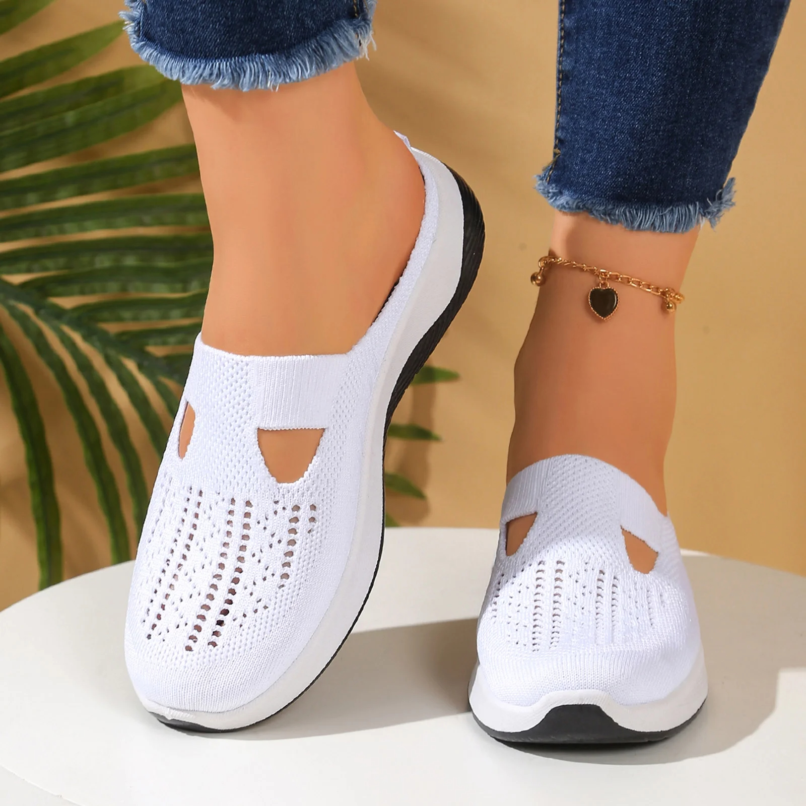 🔥66% RABATT🔥Cloud-Stride™ Damen Bequeme Atmungsaktive Strickschuhe