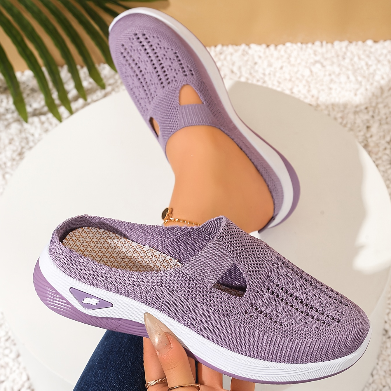 🔥66% RABATT🔥Cloud-Stride™ Damen Bequeme Atmungsaktive Strickschuhe