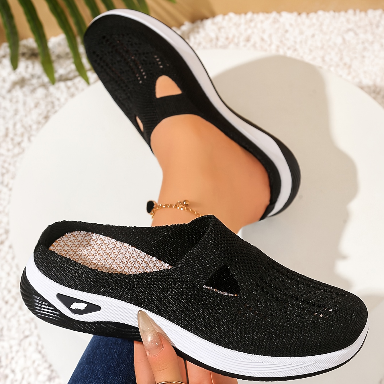 🔥66% RABATT🔥Cloud-Stride™ Damen Bequeme Atmungsaktive Strickschuhe