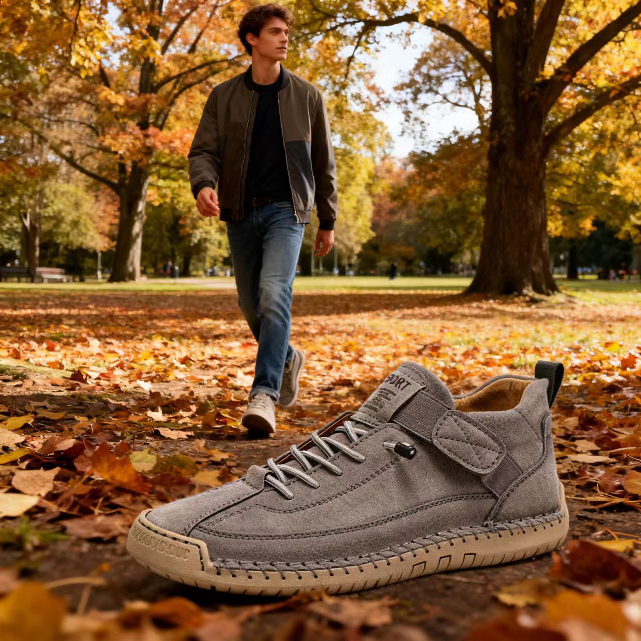 ✨Bestseller 2026✨: Bequeme orthopädische Herrenschuhe Wasserdichte Wanderschuhe Sneaker