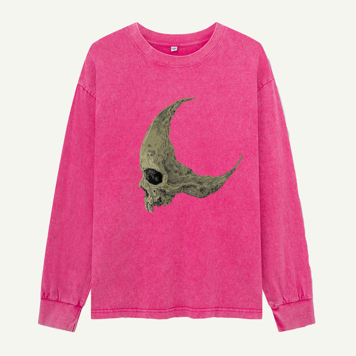 Moon of the Dead Washed Long‑sleeve