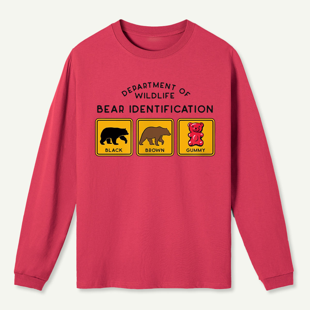 Bear Identification Long Sleeve T-Shirt