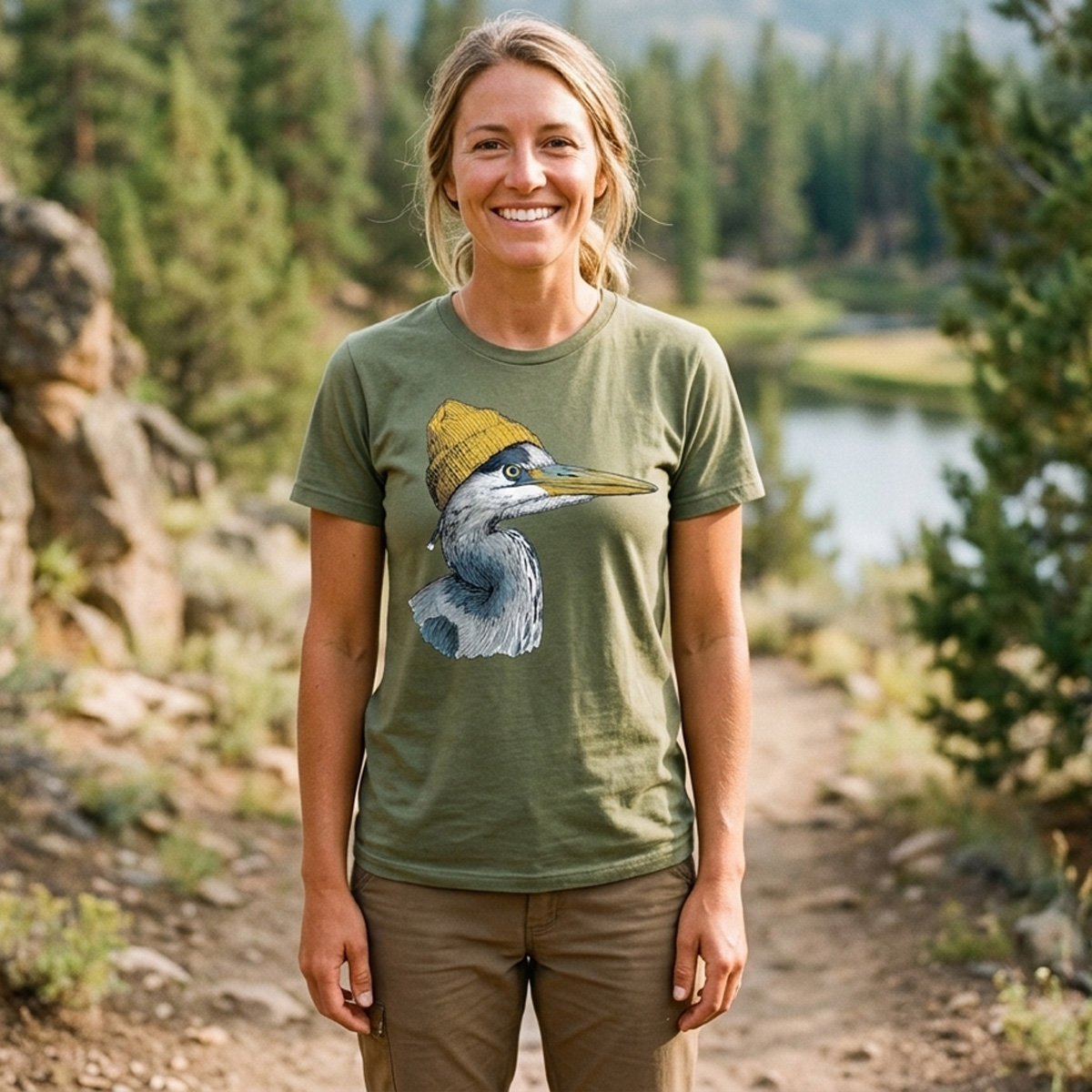  Great Blue Heron T-Shirt