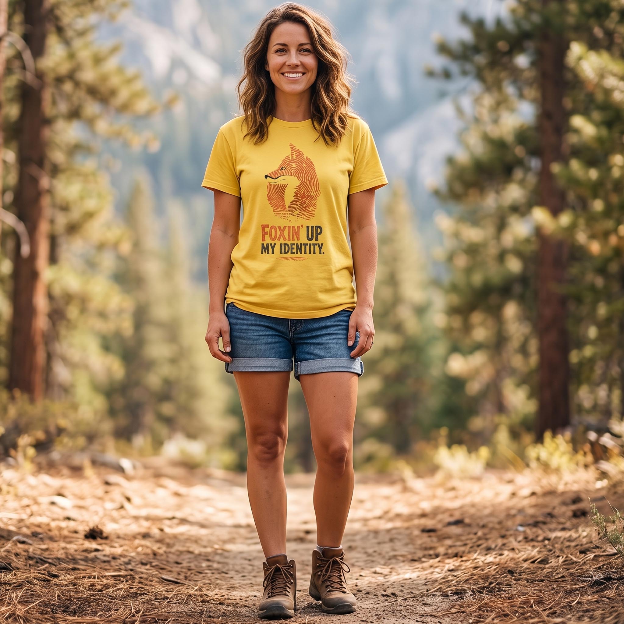 MDCTBYWY26072201 Foxin’ Up My Identity T-Shirt