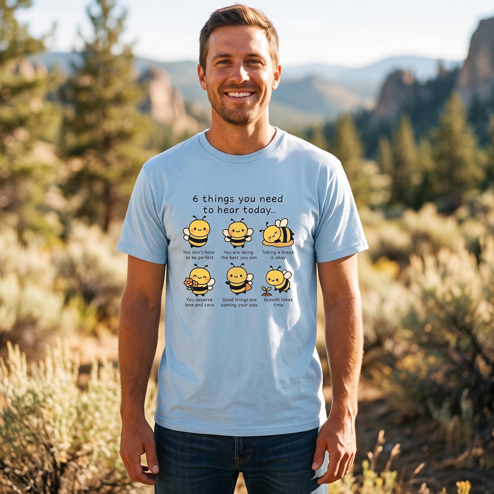 MDCTBYWY26072207 The Blonde Honeybee T-Shirt