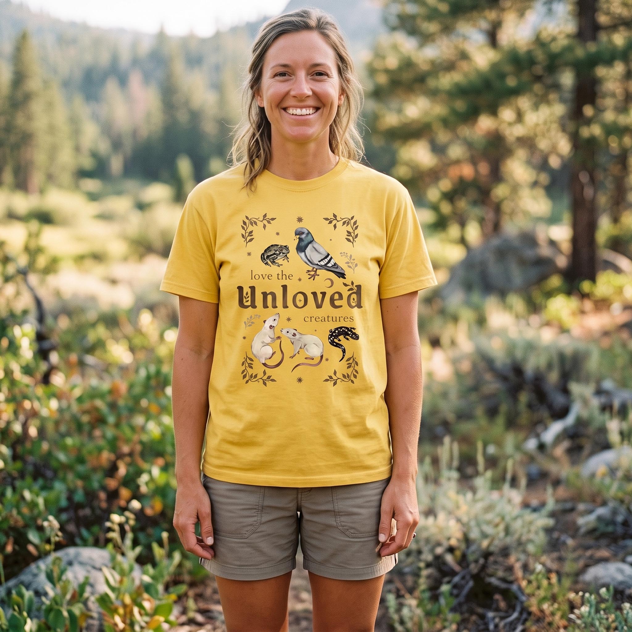 MDCTBYWY26072209 Love the Unloved Creatures T-Shirt
