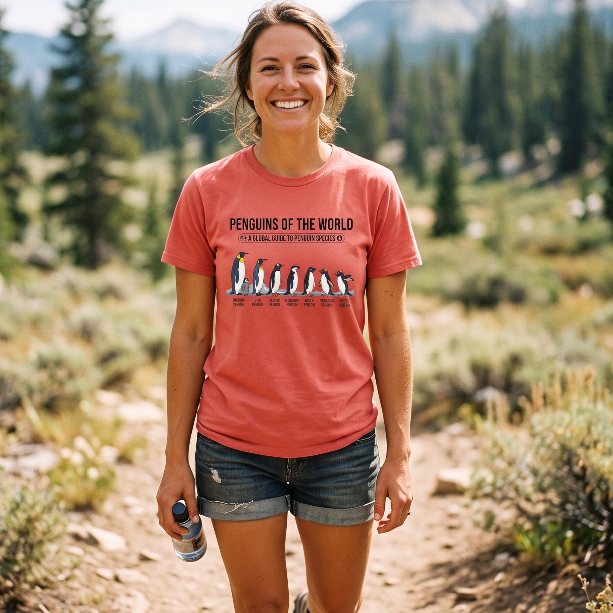 MDCTBYWY26072307 Penguins of the World T-Shirt
