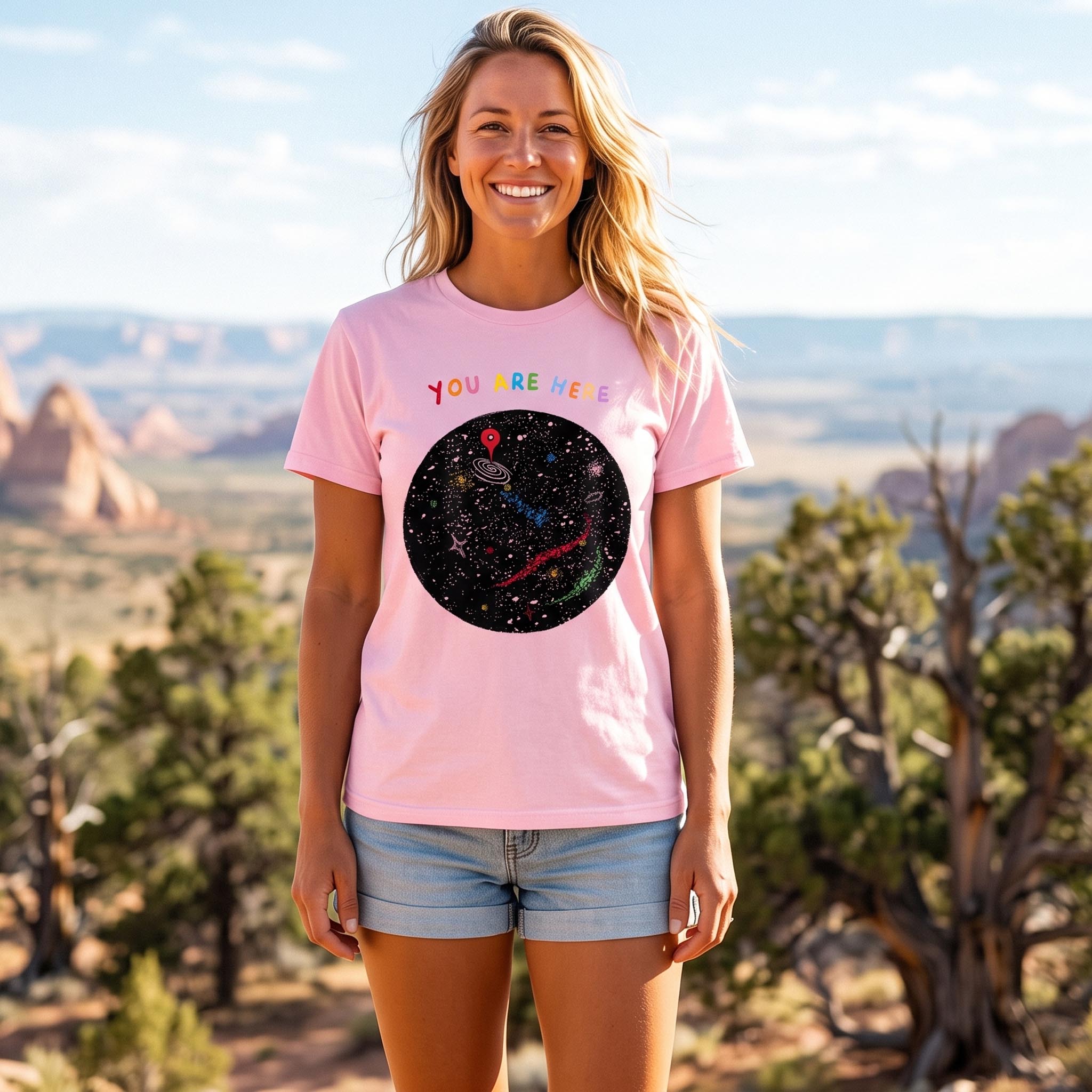 MDCTBYWY26072410 You Are Here T-Shirt