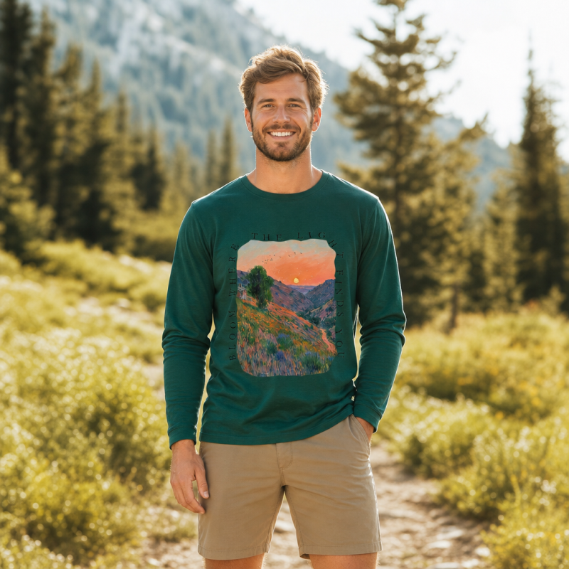 Dusk Hills Art Long Sleeve T-Shirt