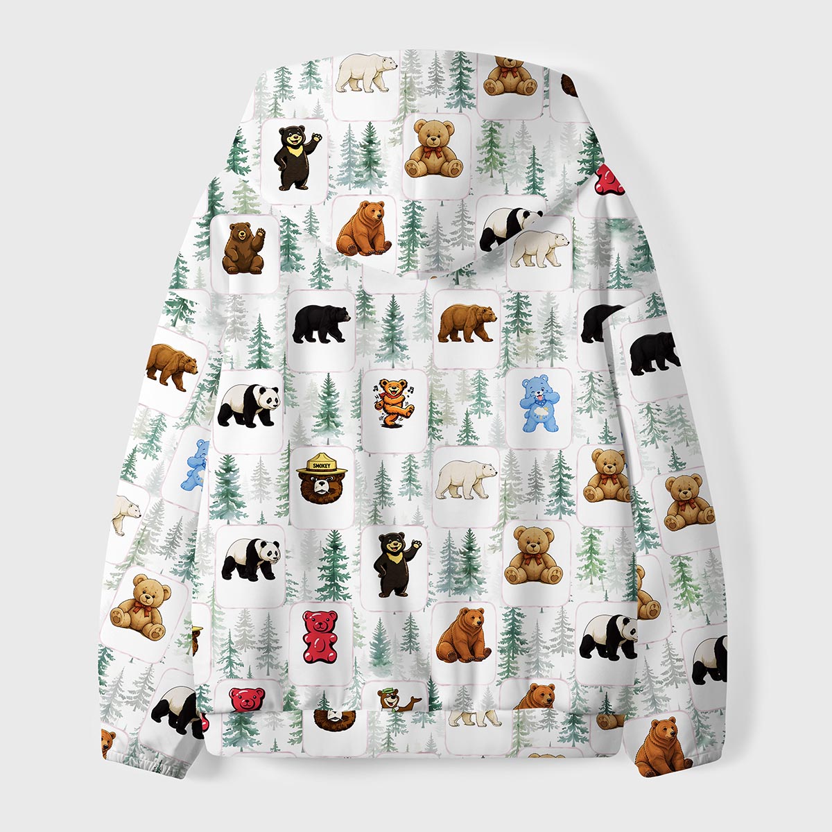 Department of Wildlife Bear Identification Kids Premium Eco Hoodie