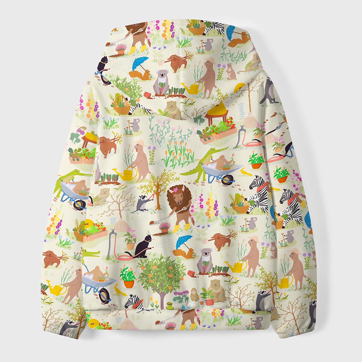 Garden Animals Kids Premium Eco Hoodie