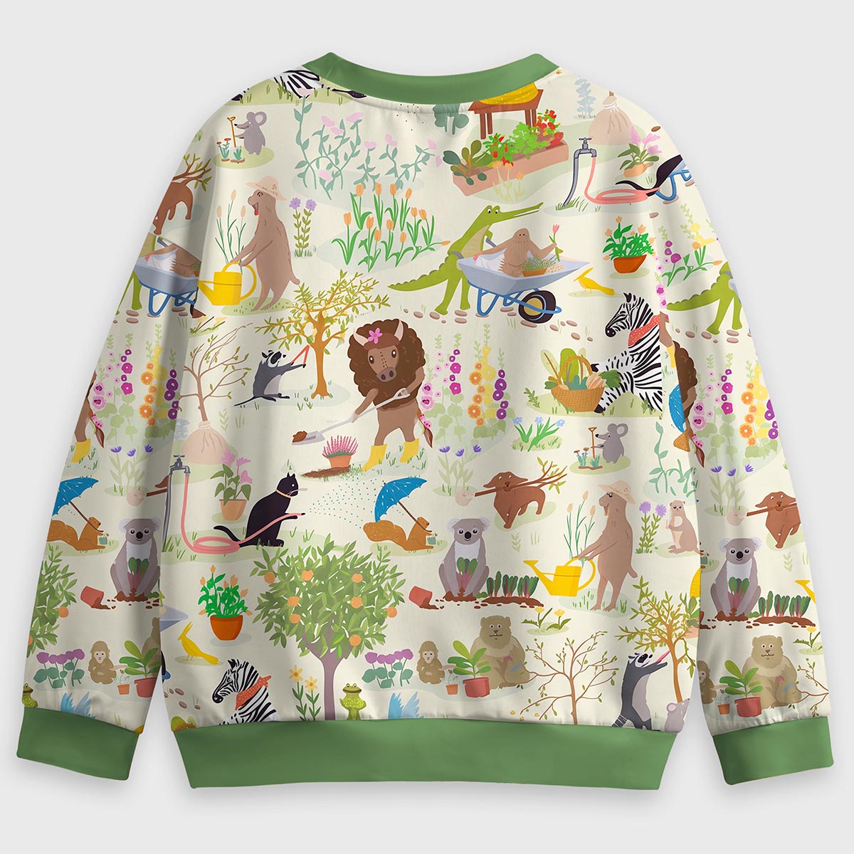 Garden Animals Kids Premium Eco Sweatshirts