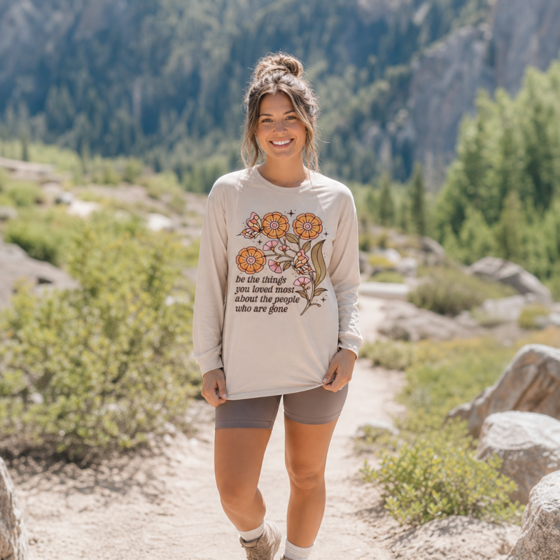 Carry Loved Memories Long Sleeve T-Shirt