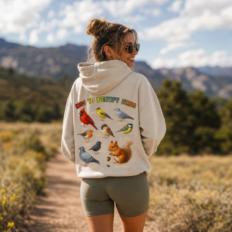 How to Identify Birds Washed Hoodie