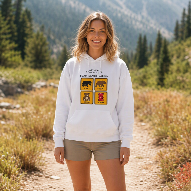 Department of Wildlife Bear Identification Hoodie