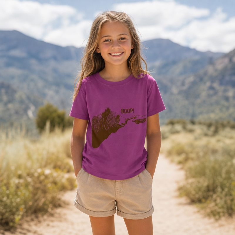 Boop Bear Nose Kids T-Shirt
