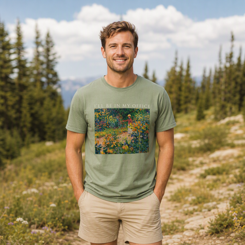 I’ll Be in My Office Garden Escape T-Shirt