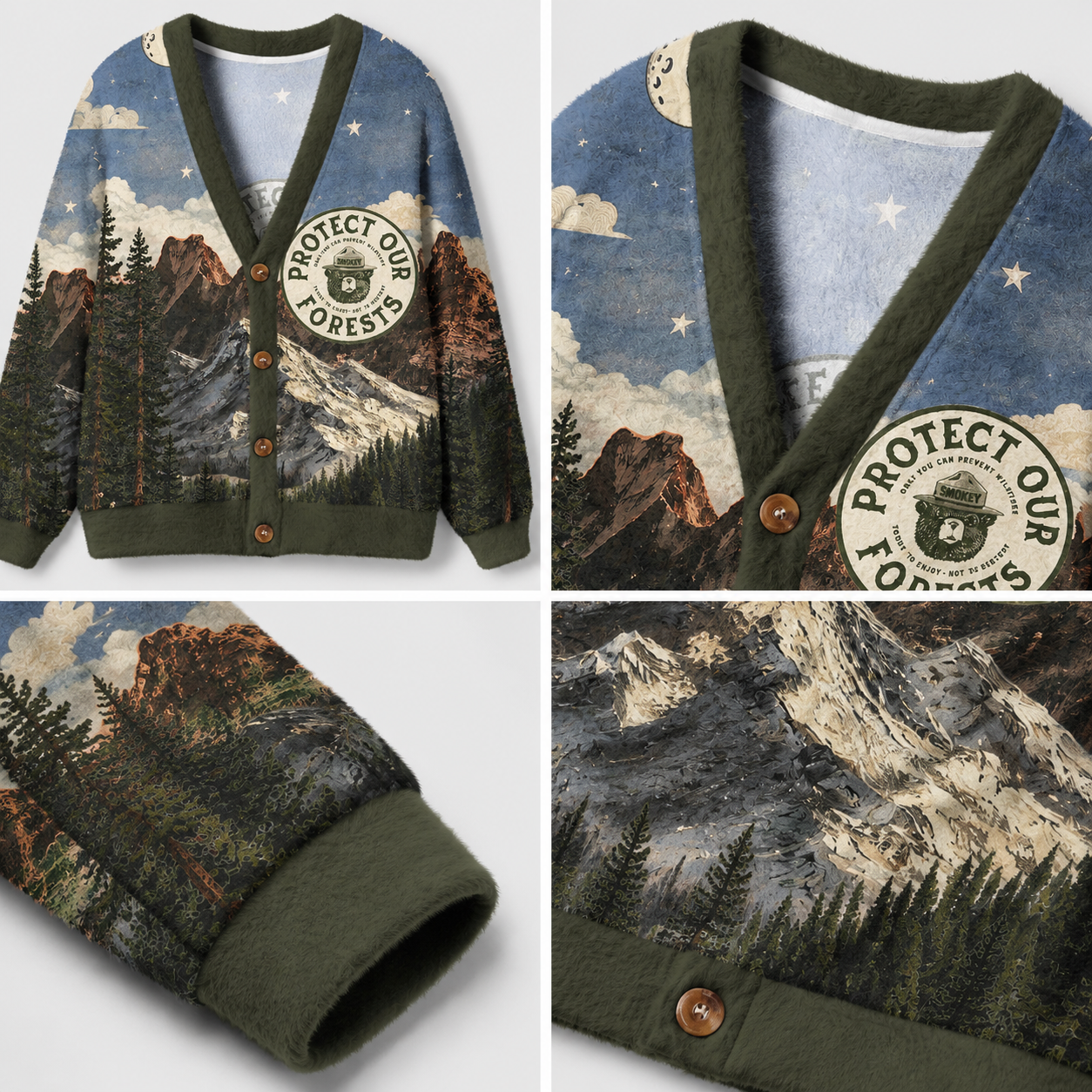 Protect Our Forest Ugly Cardigan Sweaters