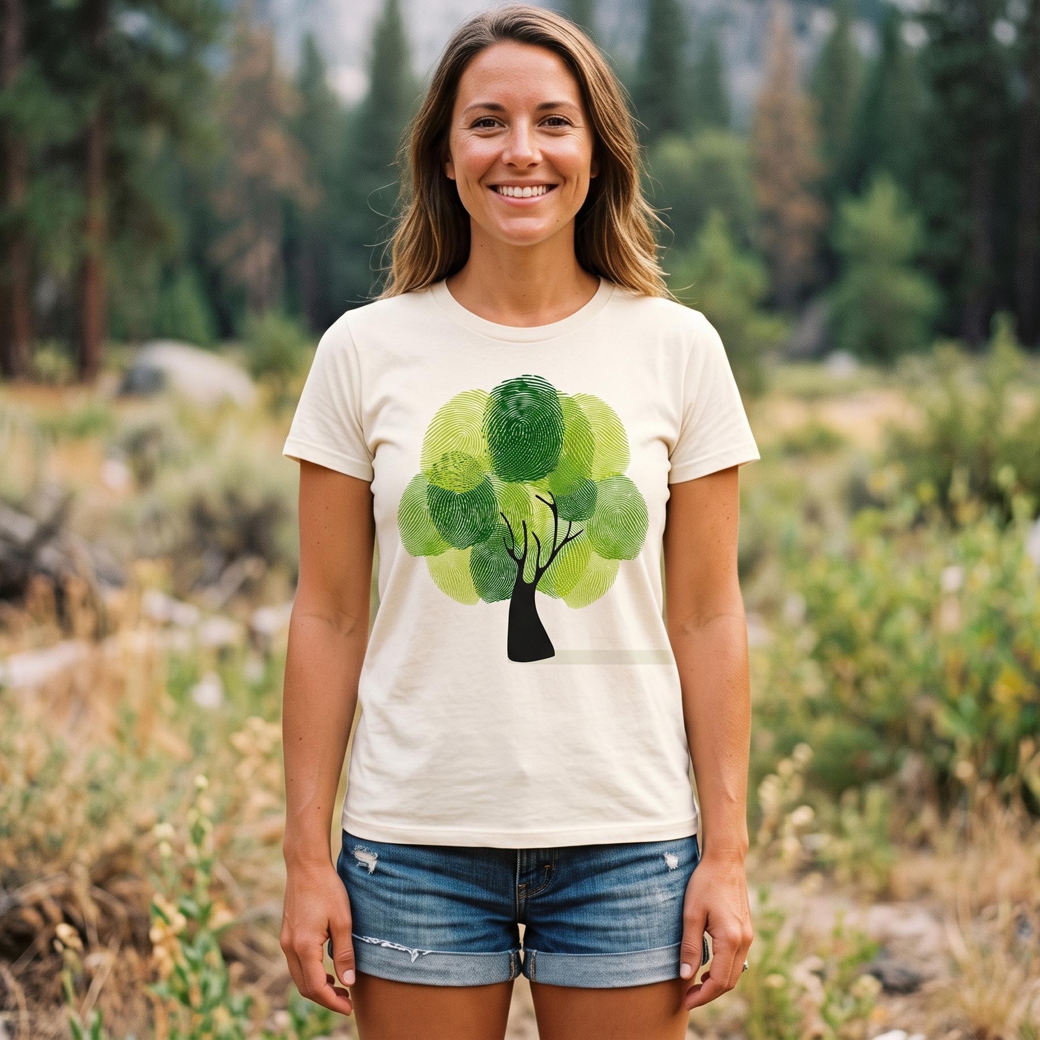 Fingerprint Tree T-Shirt