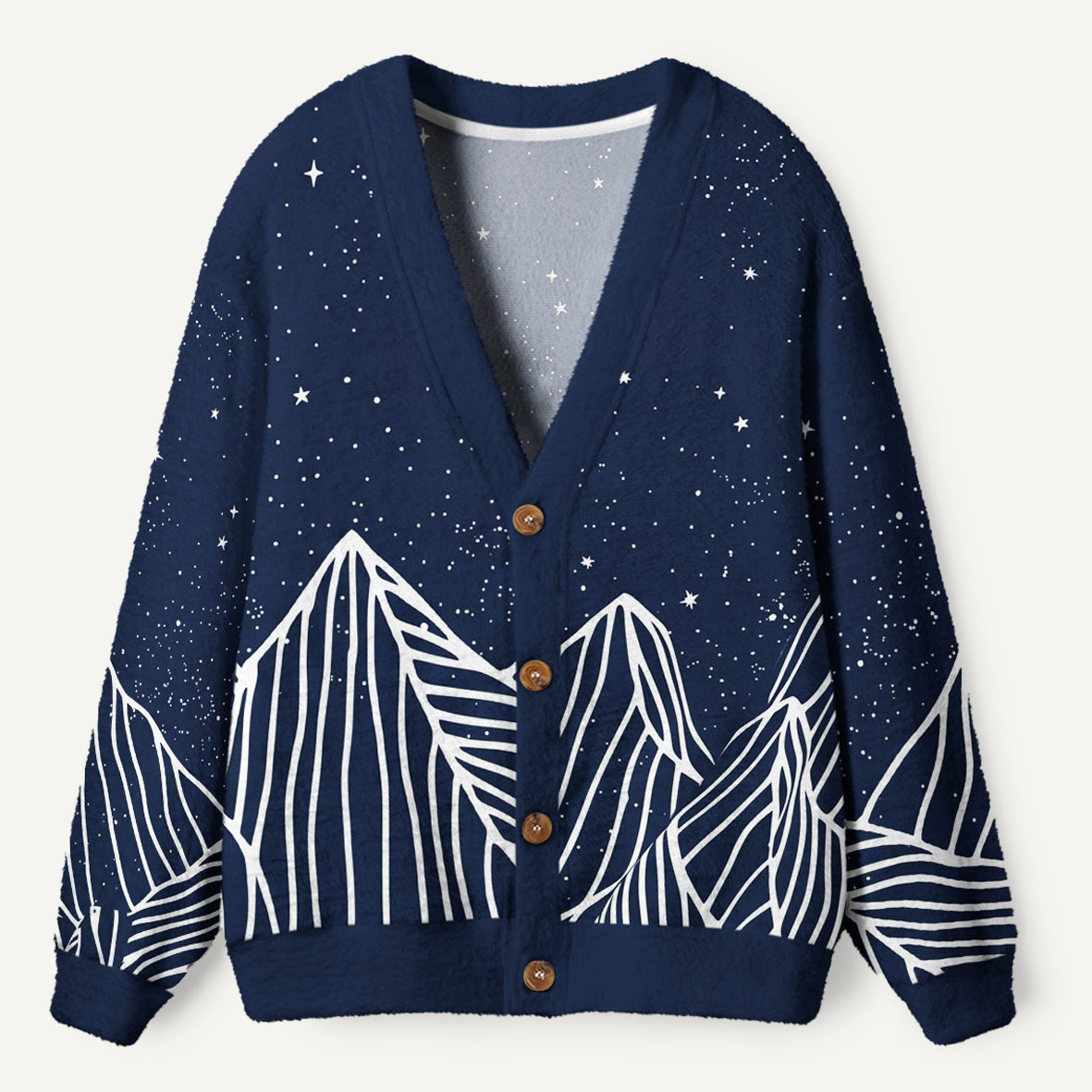 Alpine Etching Premium Ugly Cardigan Sweaters