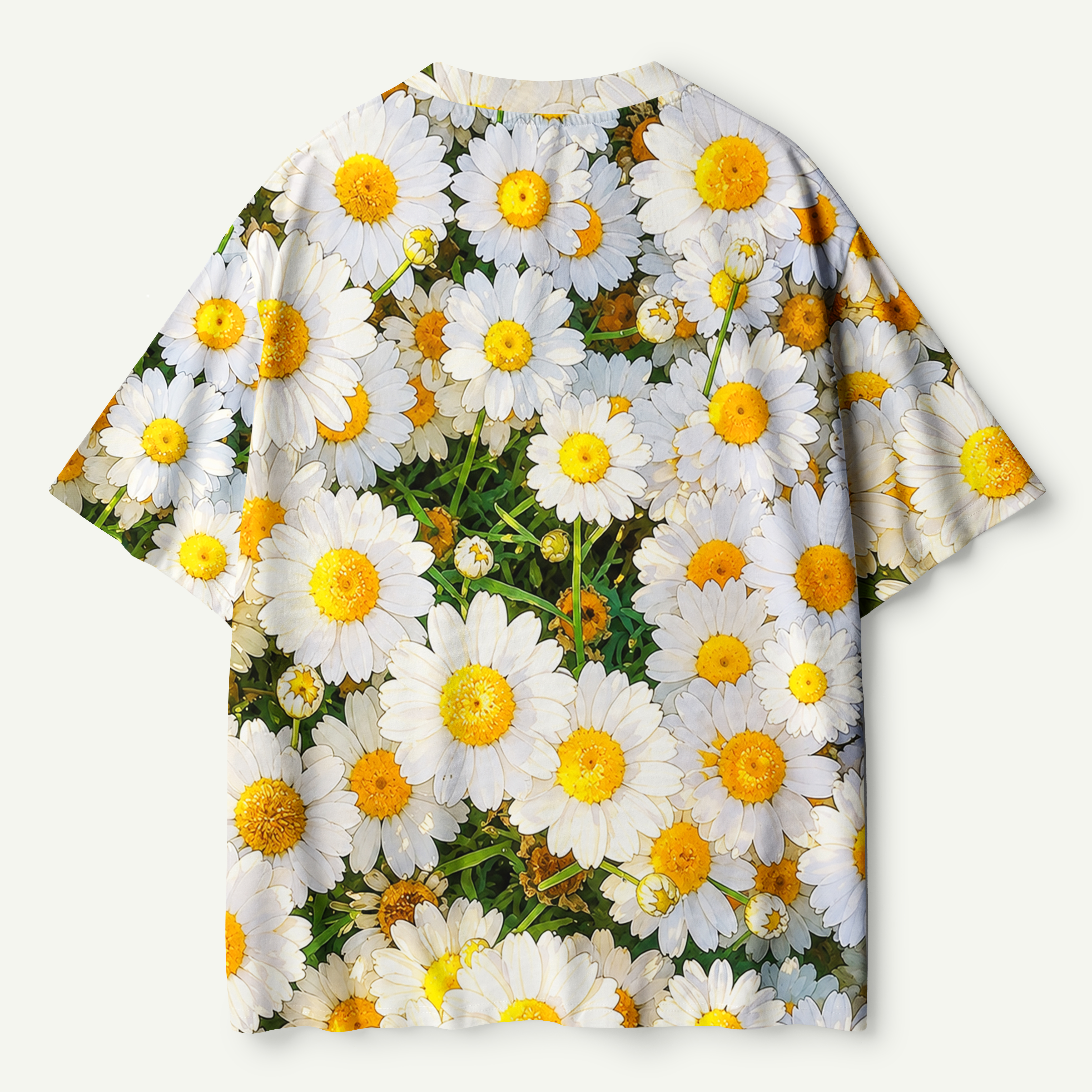 Daisy Meadow Floral Pattern Premium Eco Tee