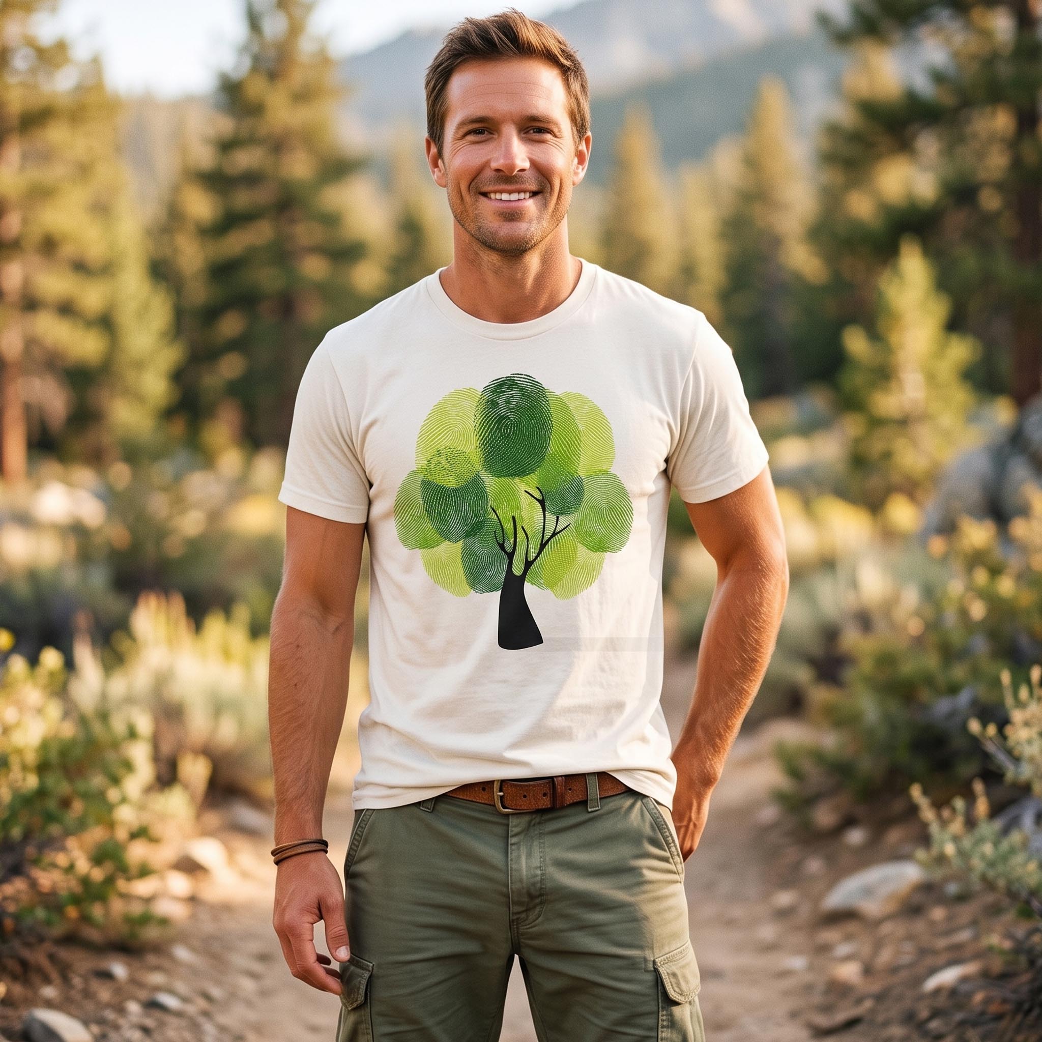 Fingerprint Tree T-Shirt