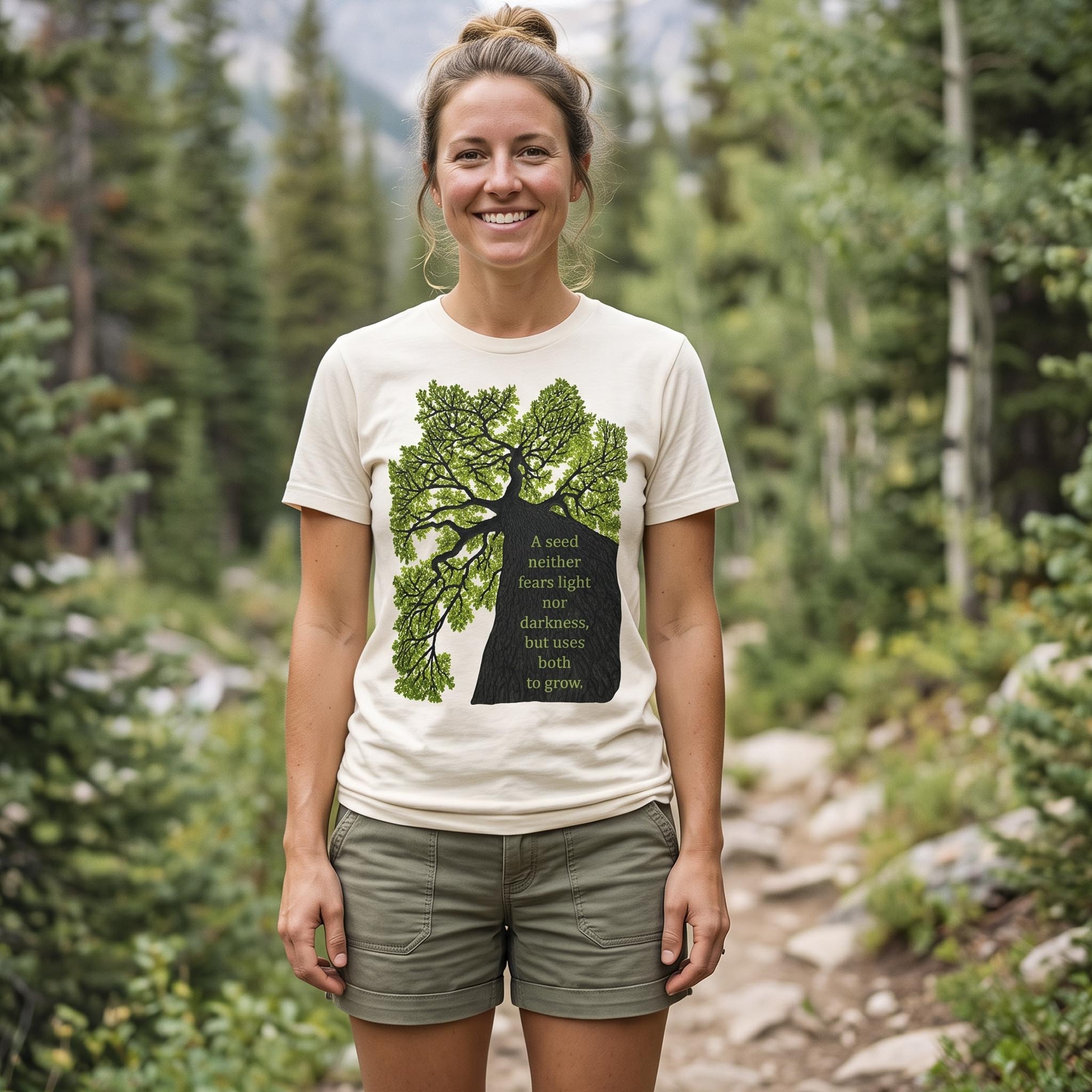 Live Oak Grow With Light & Dark T-Shirt