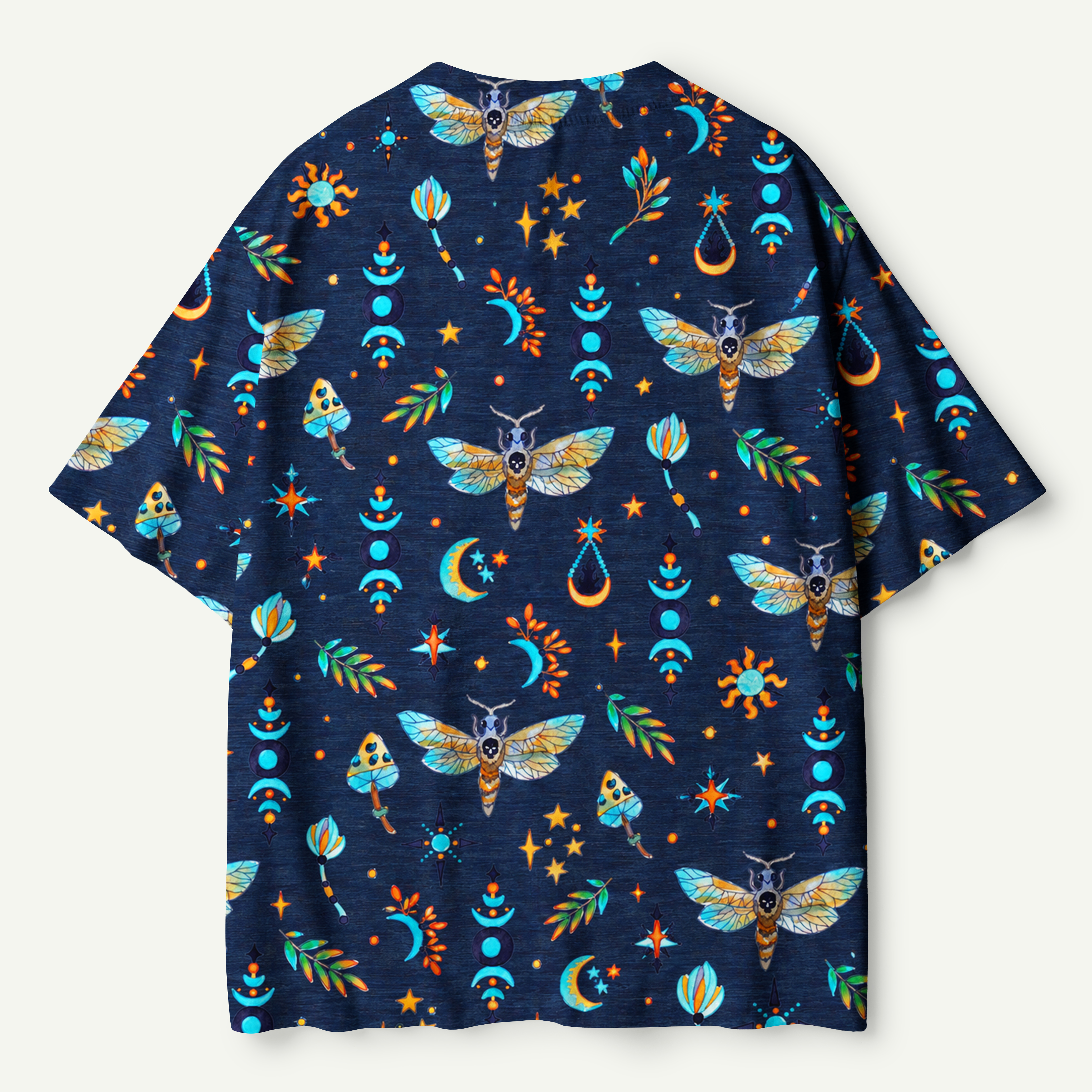 Celestial Moth Garden Premium Pure Cotton Tee