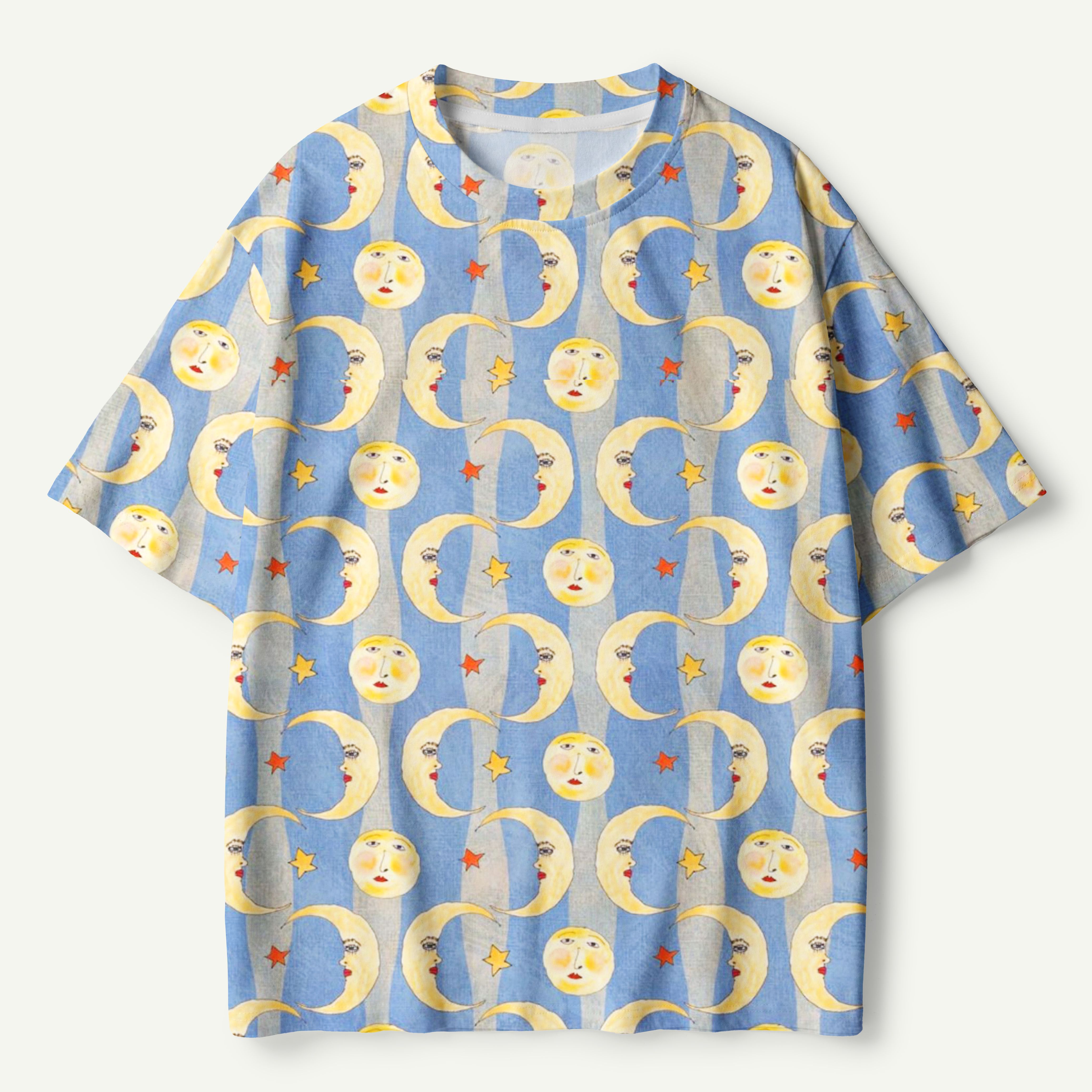 Moon Face Lullaby Premium Pure Cotton Tee