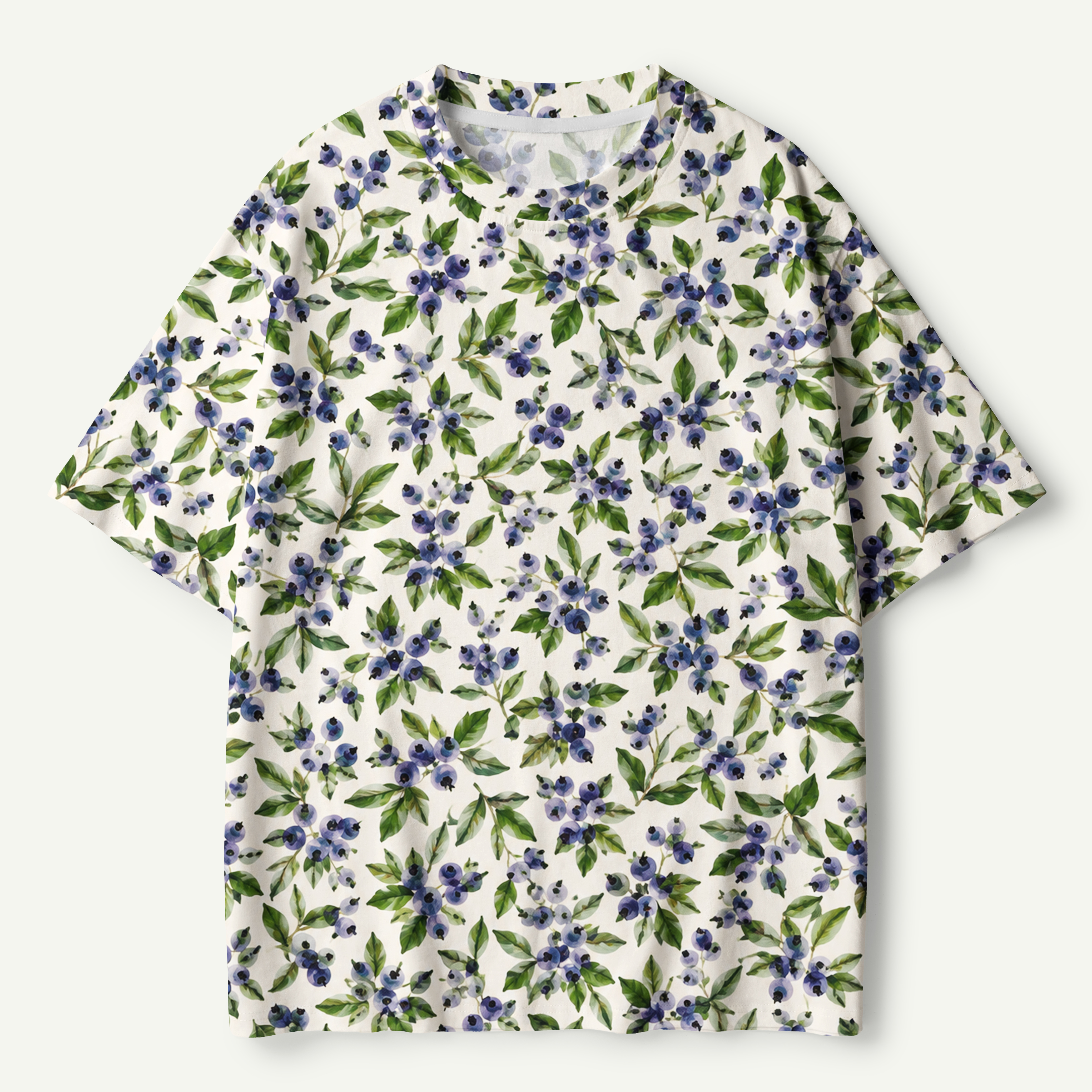 Tiny Wildflowers Delicate Botanical Pattern Premium Pure Cotton Tee