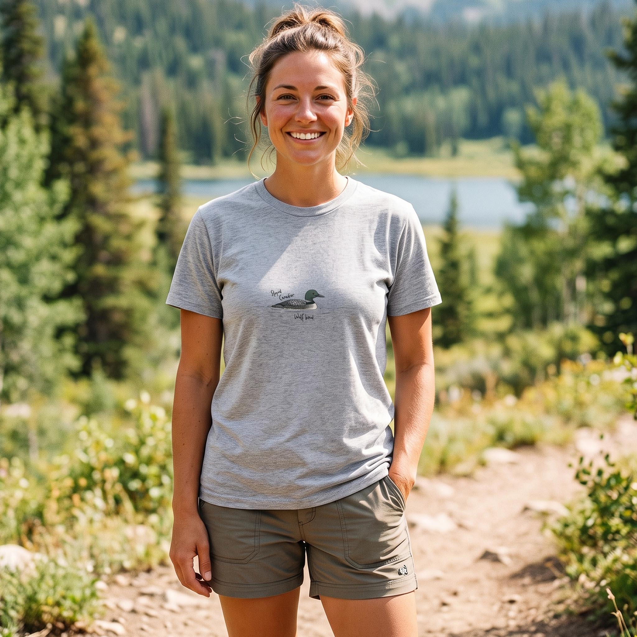 MDCTBYWY26071705Canadian Loon Wild Bird T-Shirt