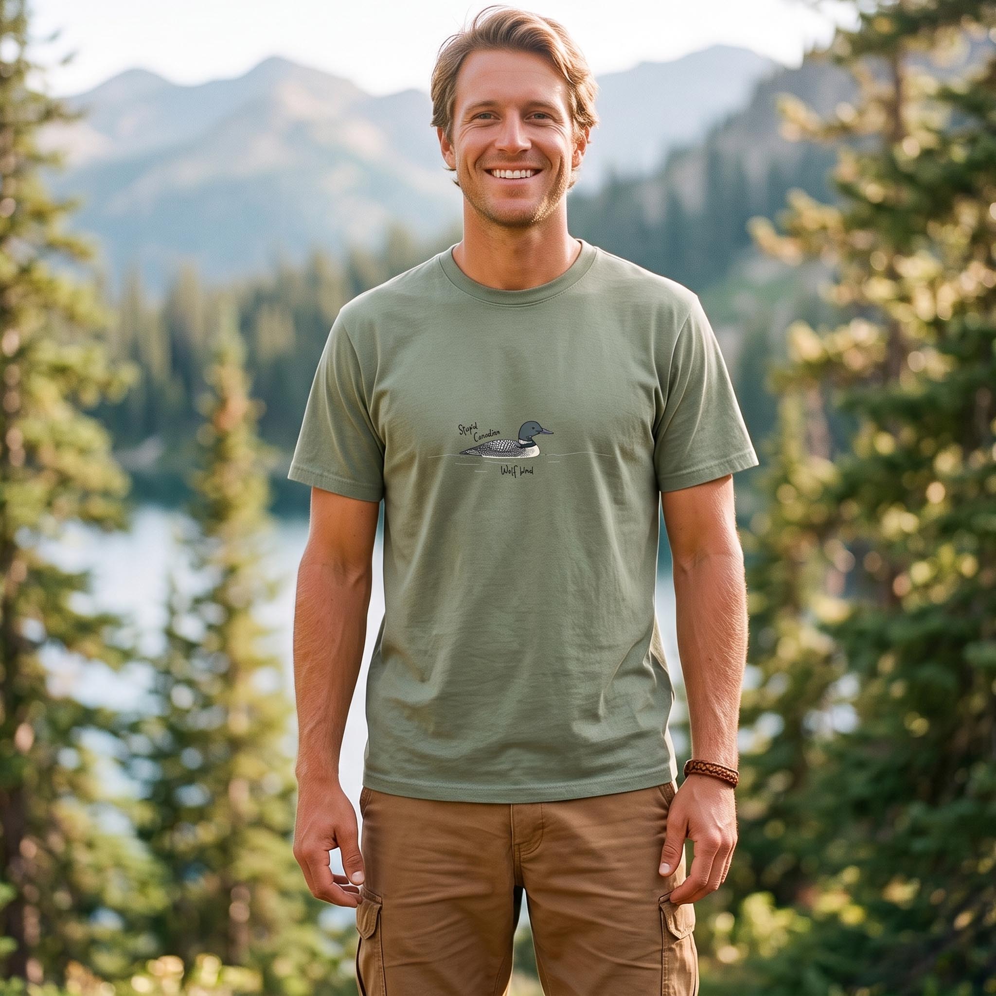 MDCTBYWY26071705Canadian Loon Wild Bird T-Shirt