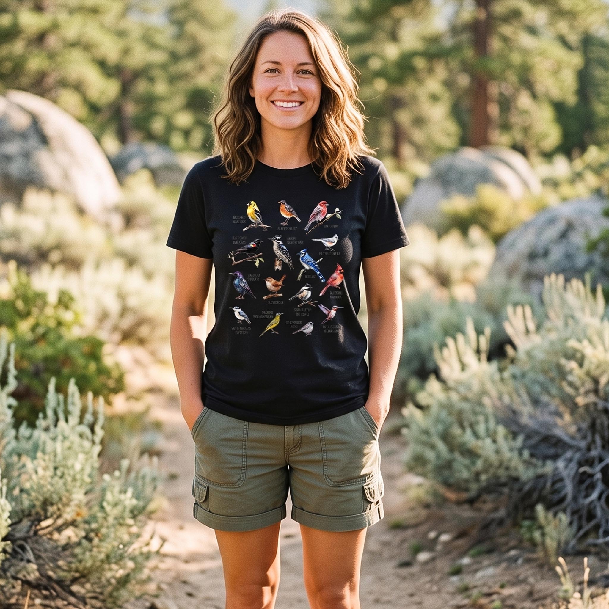MDCTBYWY26071708North American Bird Guide T-Shirt