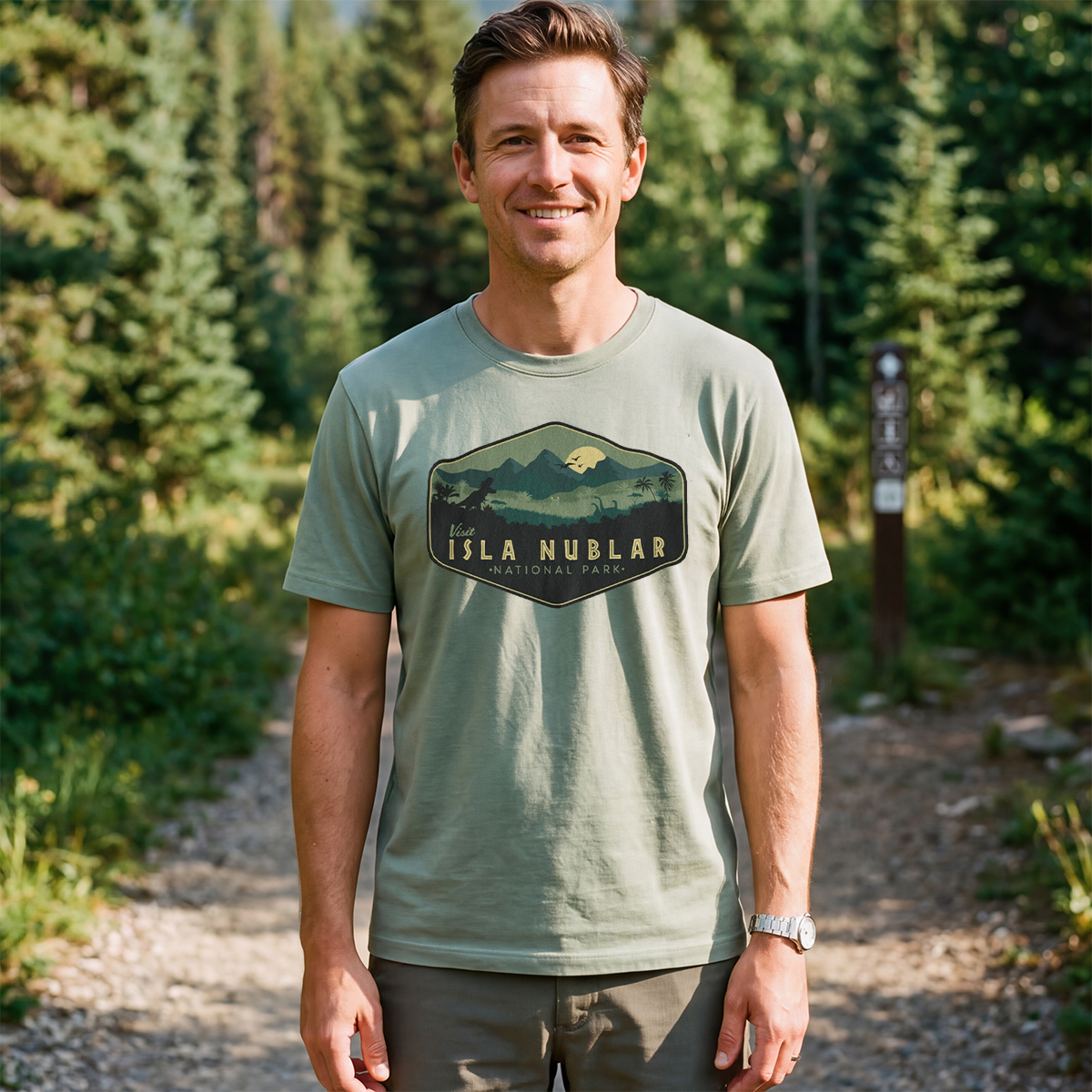 Jurassic Park Isla Nublar Visit Isla Nublar National Park T-Shirt