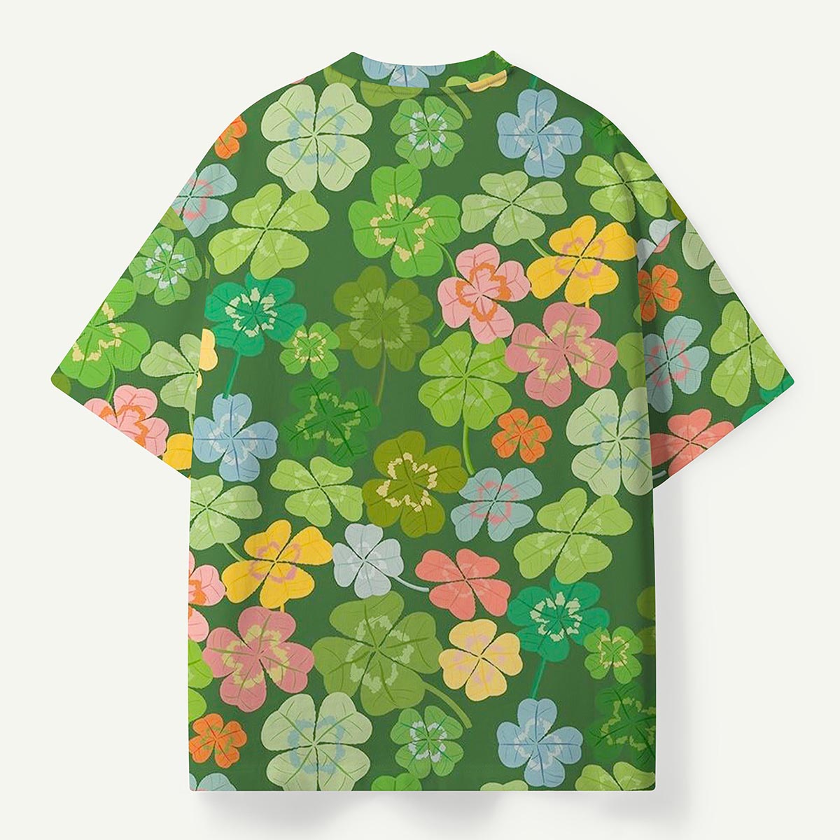 Four-Leaf Clover Pattern Premium Eco Tee
