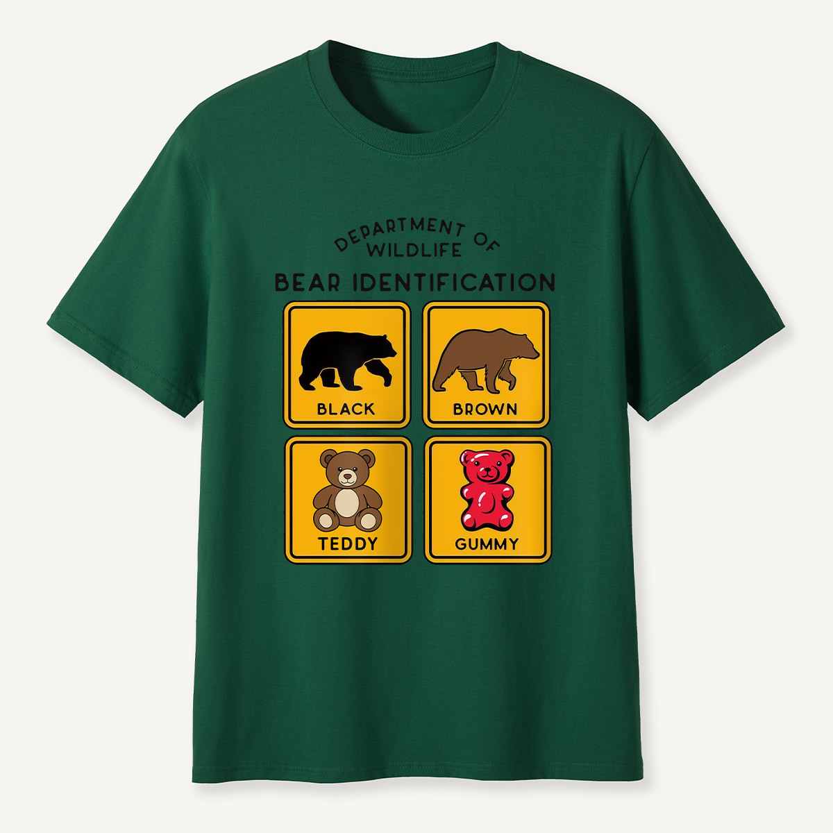 Department of Wildlife Bear Identification T‑Shirt