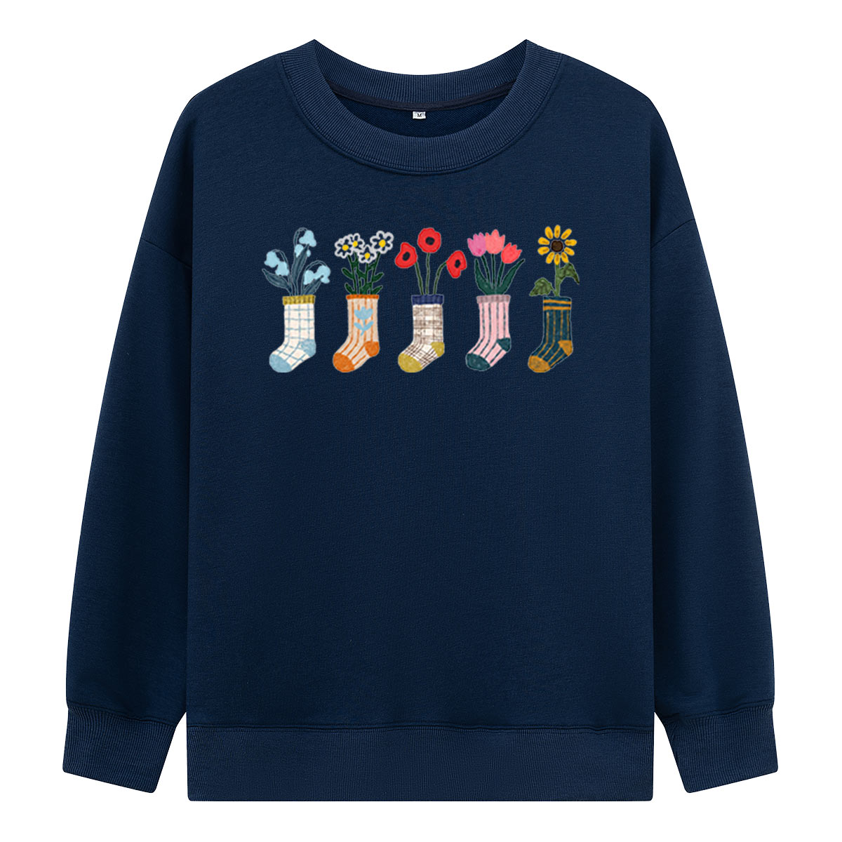 Flower Sock Vase Sweatshirts