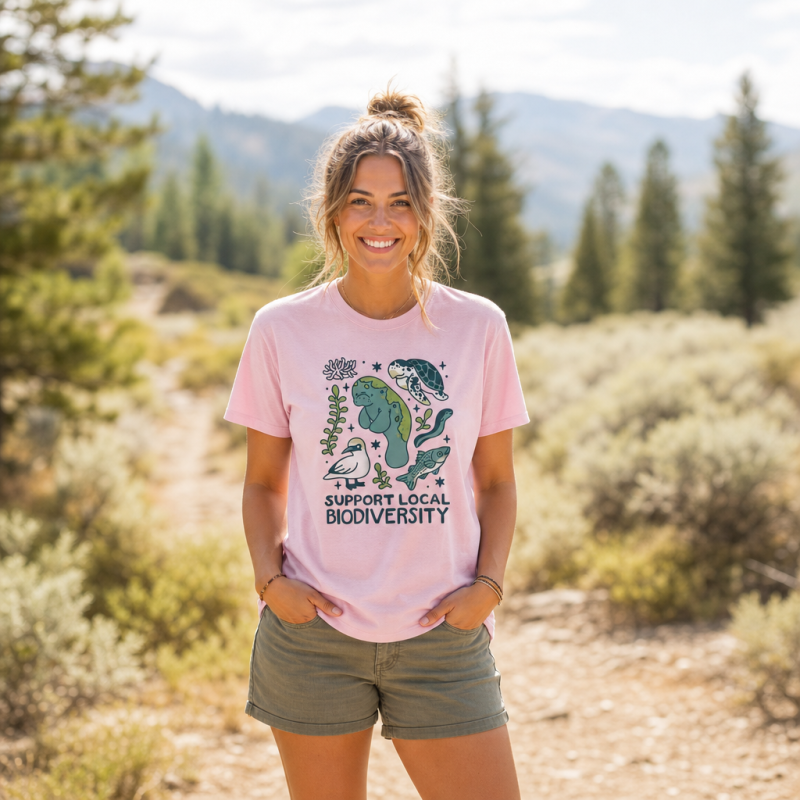Support Local Biodiversity Aquatic Animals T-Shirt
