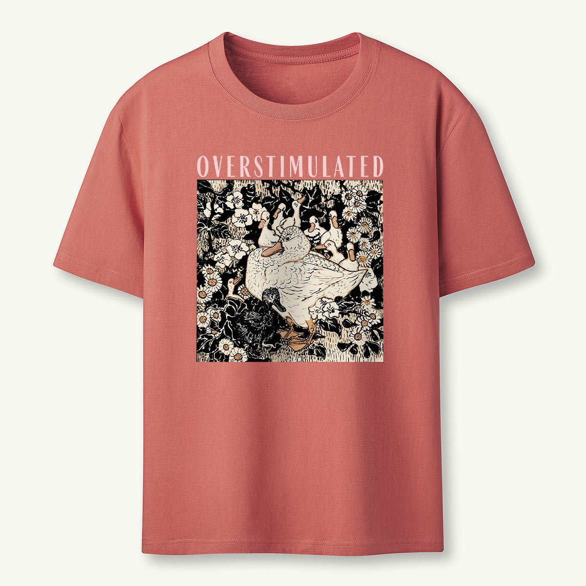Overstimulated Mama Duck T‑Shirt 