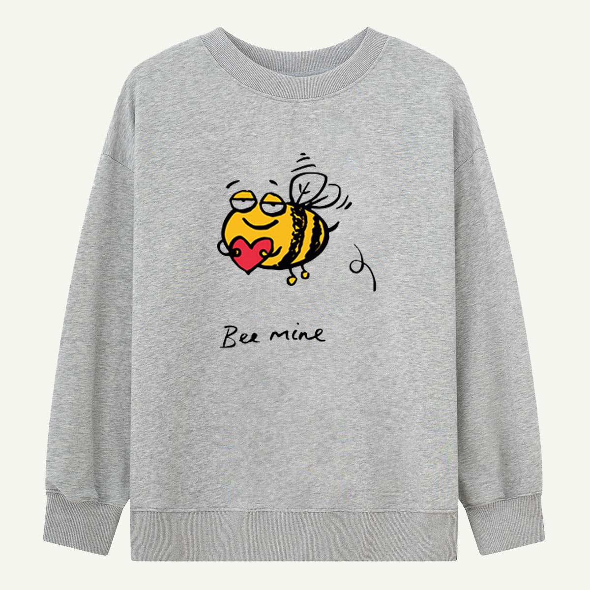 Bee Mine Cute Heart Bee Sweatshirts