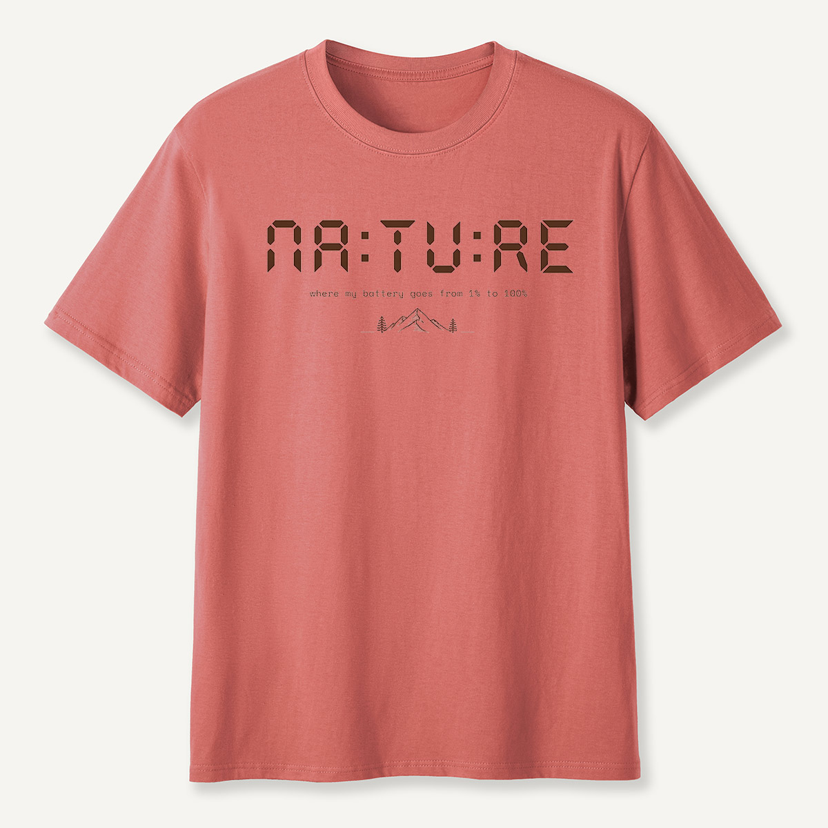 Nature Battery Recharge Mountain T-Shirt